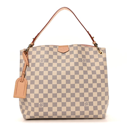 Louis Vuitton Damier Azur Graceful PM Rose Ballerine 1 of 9