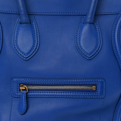 Celine Smooth Calfskin Mini Luggage Cobalt 8 of 16