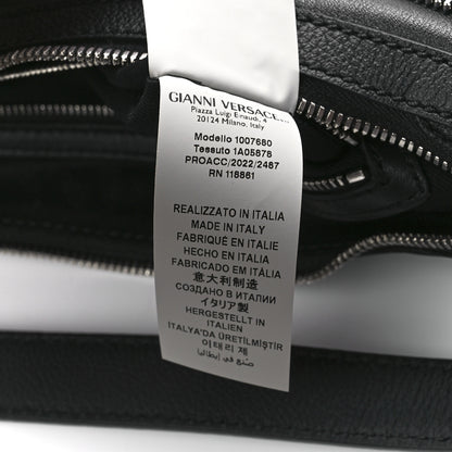 Versace Calfskin Small Repeat Zip Hobo Black 8 of 13