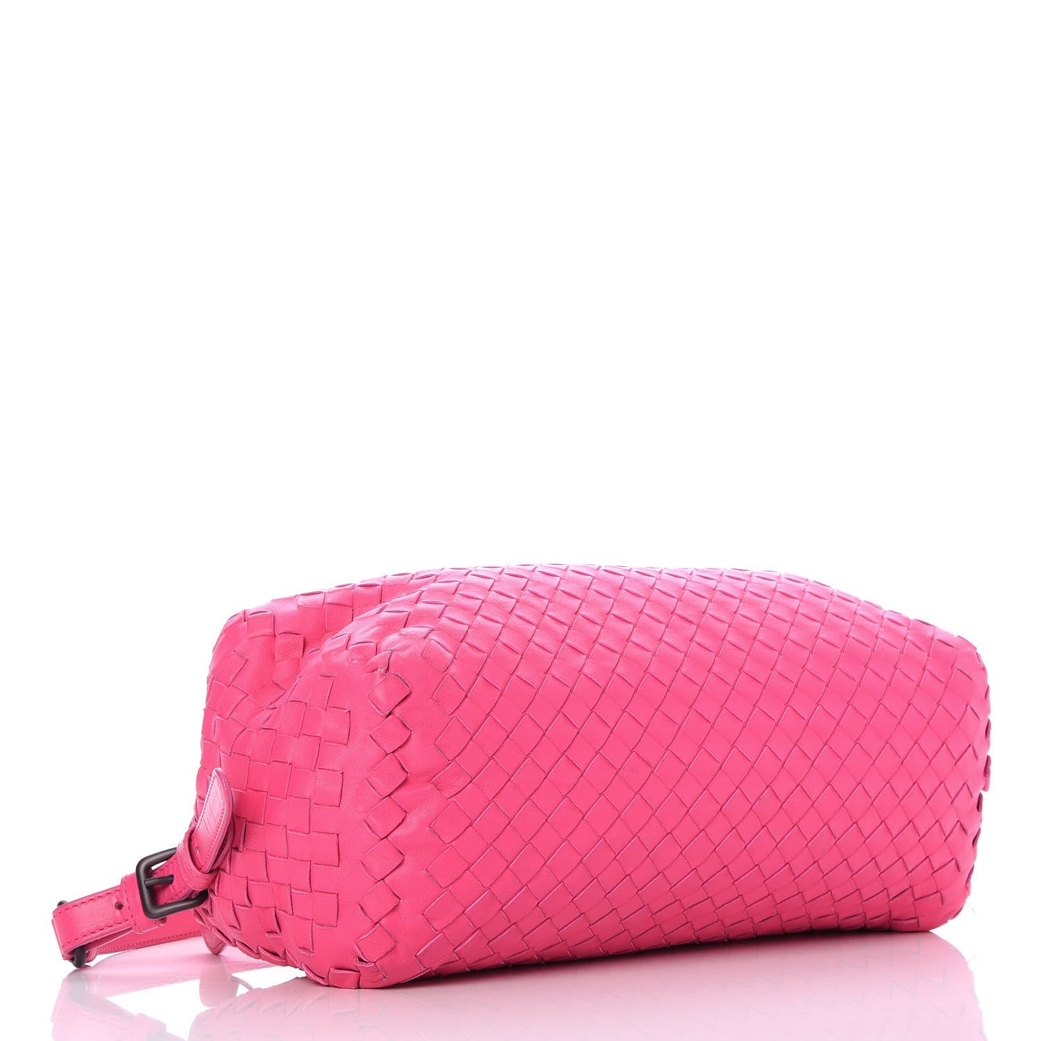 Bottega Veneta Nappa Intrecciato Shoulder Bag Pink 4 of 7
