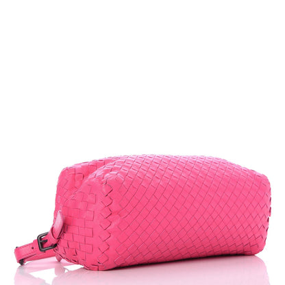 Bottega Veneta Nappa Intrecciato Shoulder Bag Pink 4 of 7