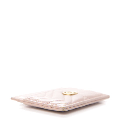 Gucci Calfskin Matelasse GG Marmont Card Holder Perfect Pink 4 of 11