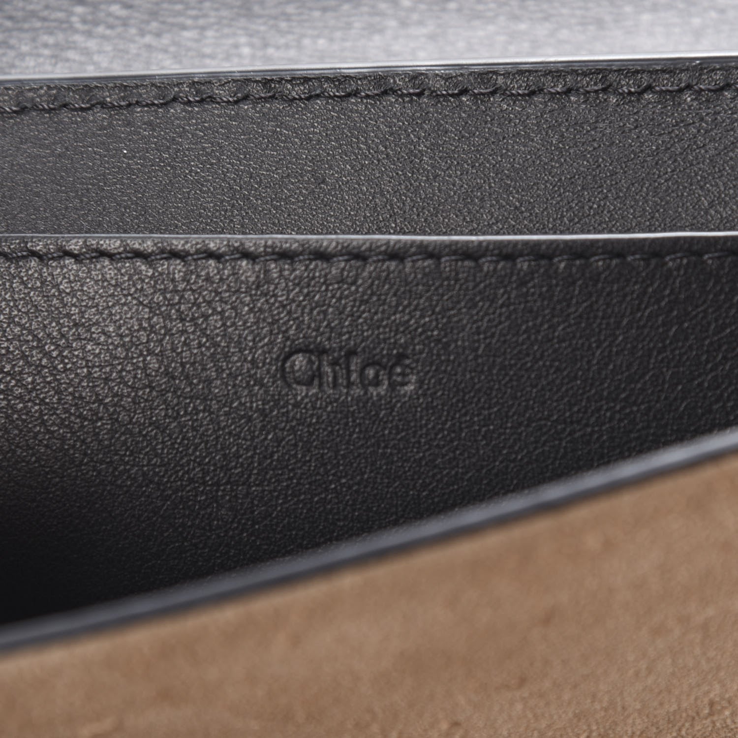 Chloe Smooth Calfskin Drew Bijou Clutch Black 6 of 8
