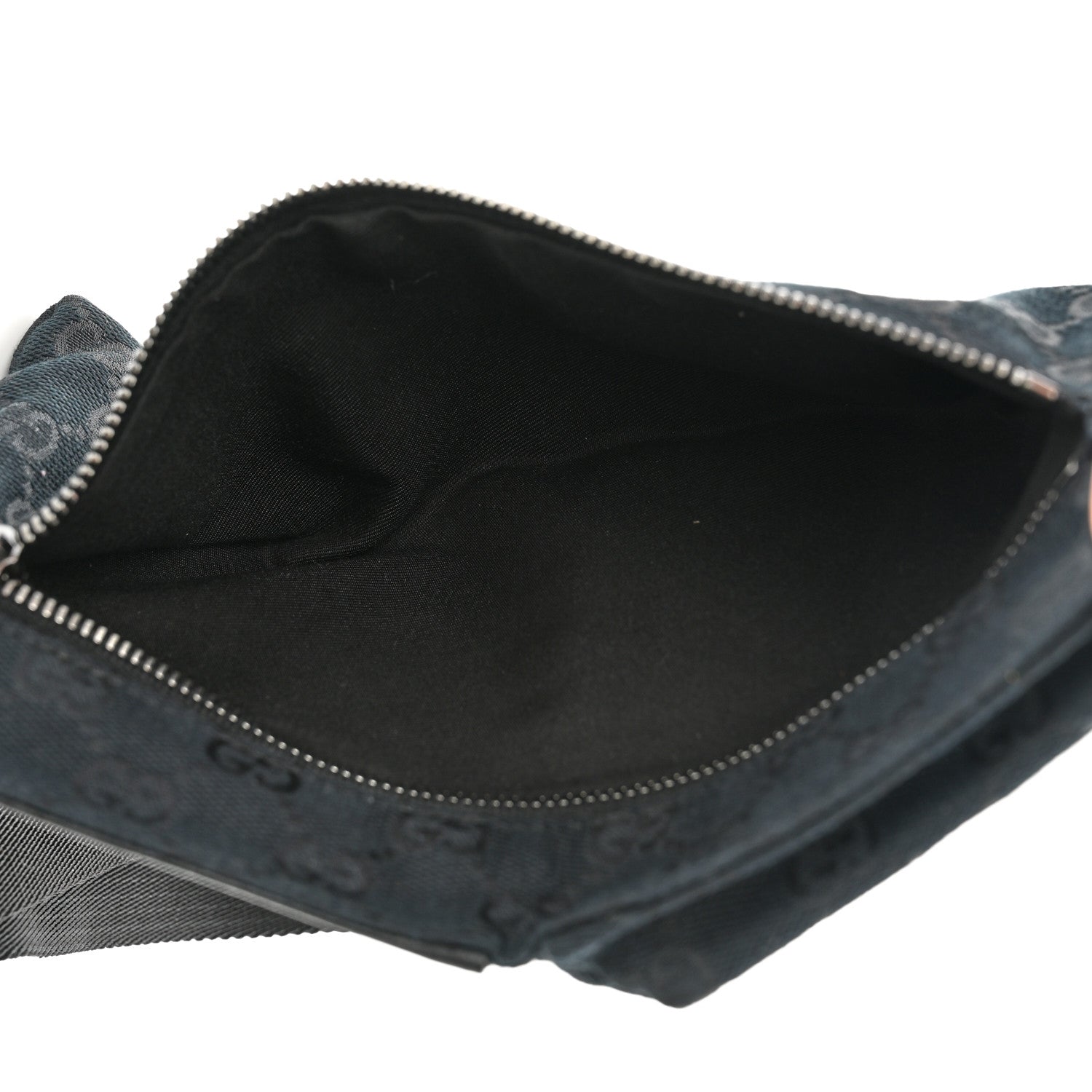 Gucci GG Monogram Double Pocket Belt Bag Black 5 of 8