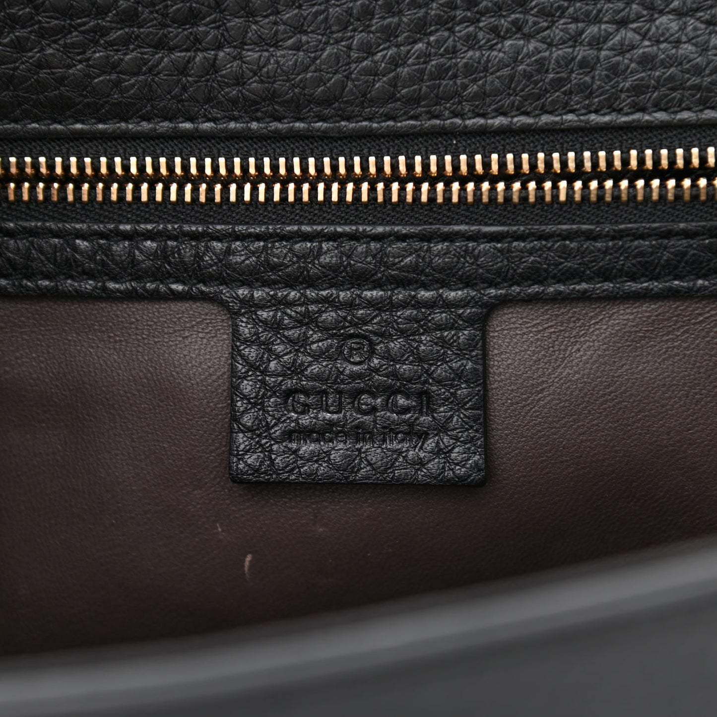 Pebbled Calfskin Medium Miss Bamboo Shoulder Bag Black