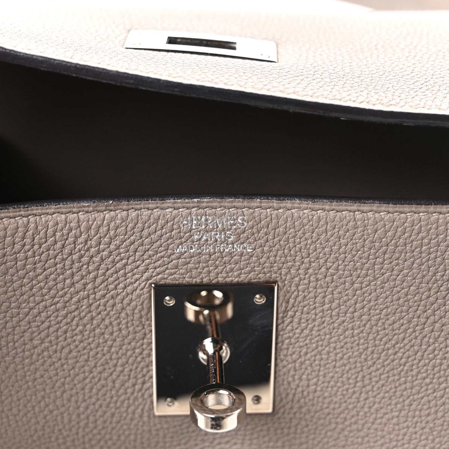 Hermes Togo Kelly Retourne 32 Gris Asphalte 6 of 10
