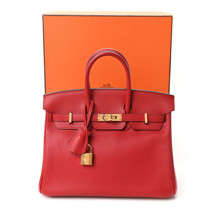 Hermes Swift Birkin 25 Rouge De Coeur 11 of 11