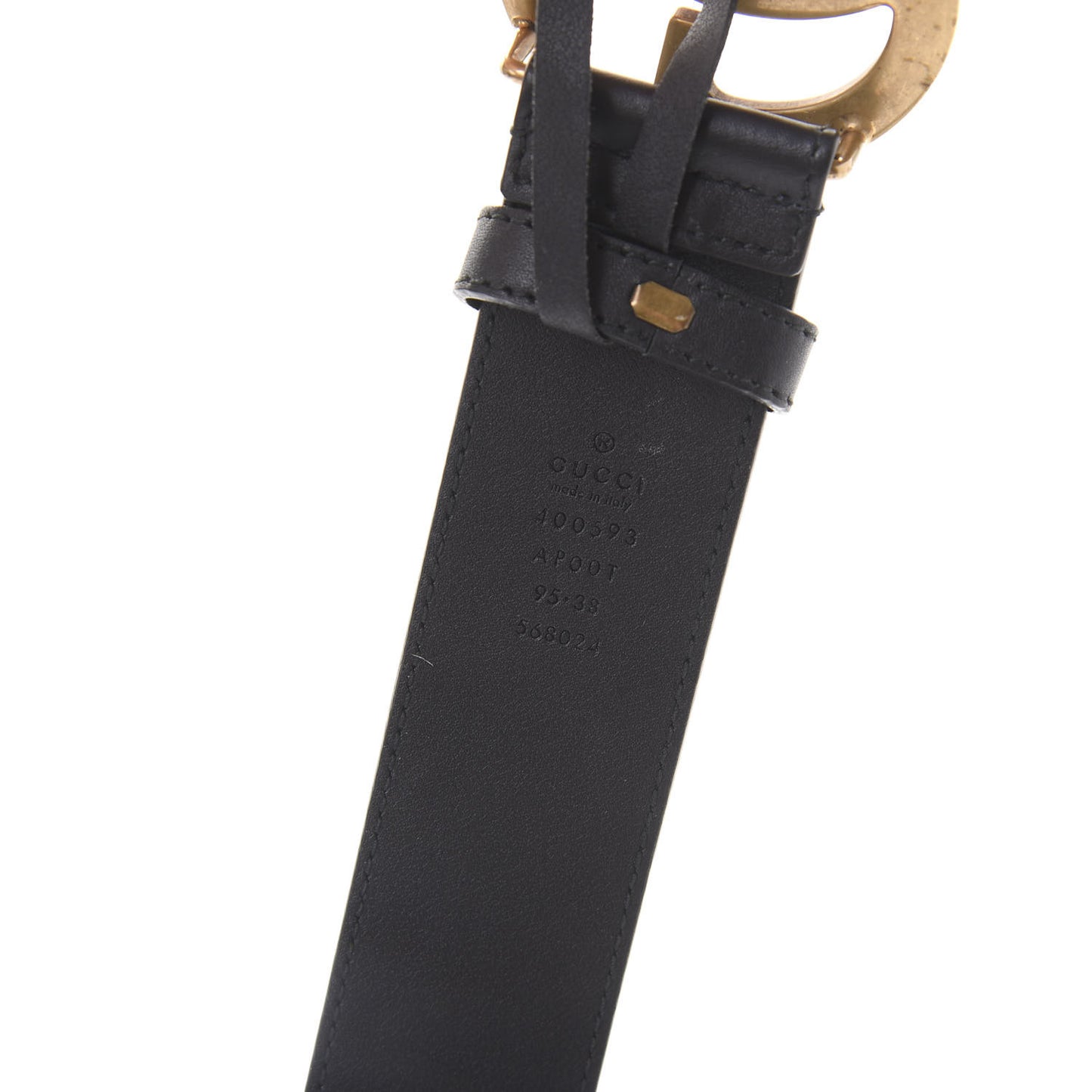 Calfskin Double G 40mm Belt 95 38 Black