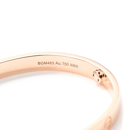Cartier 18K Pink Gold LOVE Bracelet 17 5 of 6