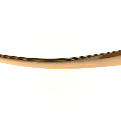 Chanel Metal Pearl Pilot Sunglasses 71790 Gold Brown 5 of 7
