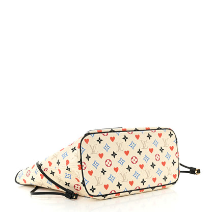 Louis Vuitton Game On Neverfull MM White 5 of 10