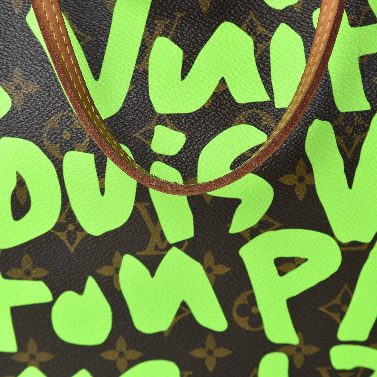 Monogram Graffiti Neverfull GM Green