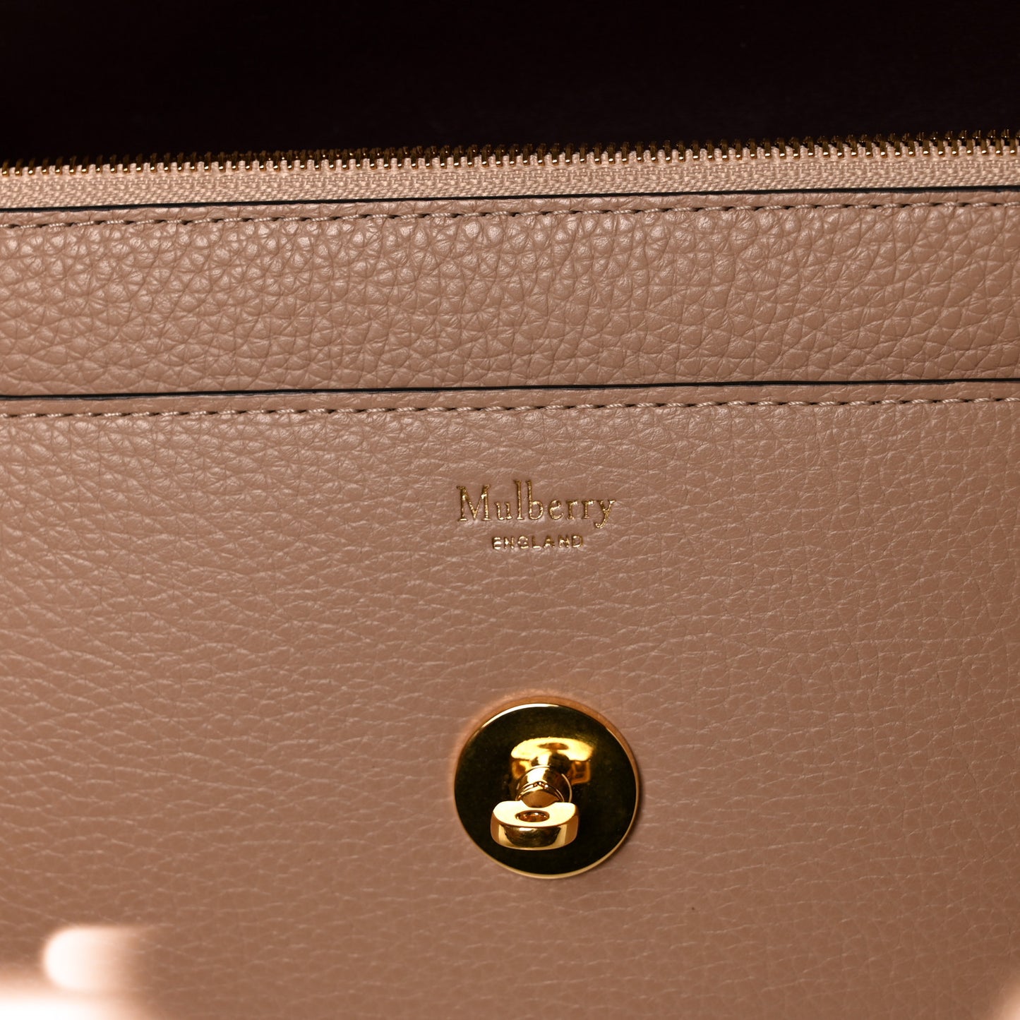 Small Classic Grain Calfskin Small Darley Rosewater