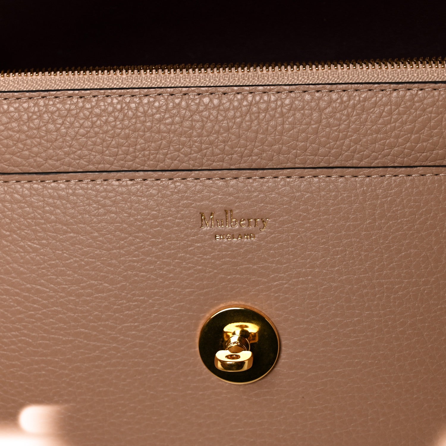 Mulberry Small Classic Grain Calfskin Small Darley Rosewater 9 of 9
