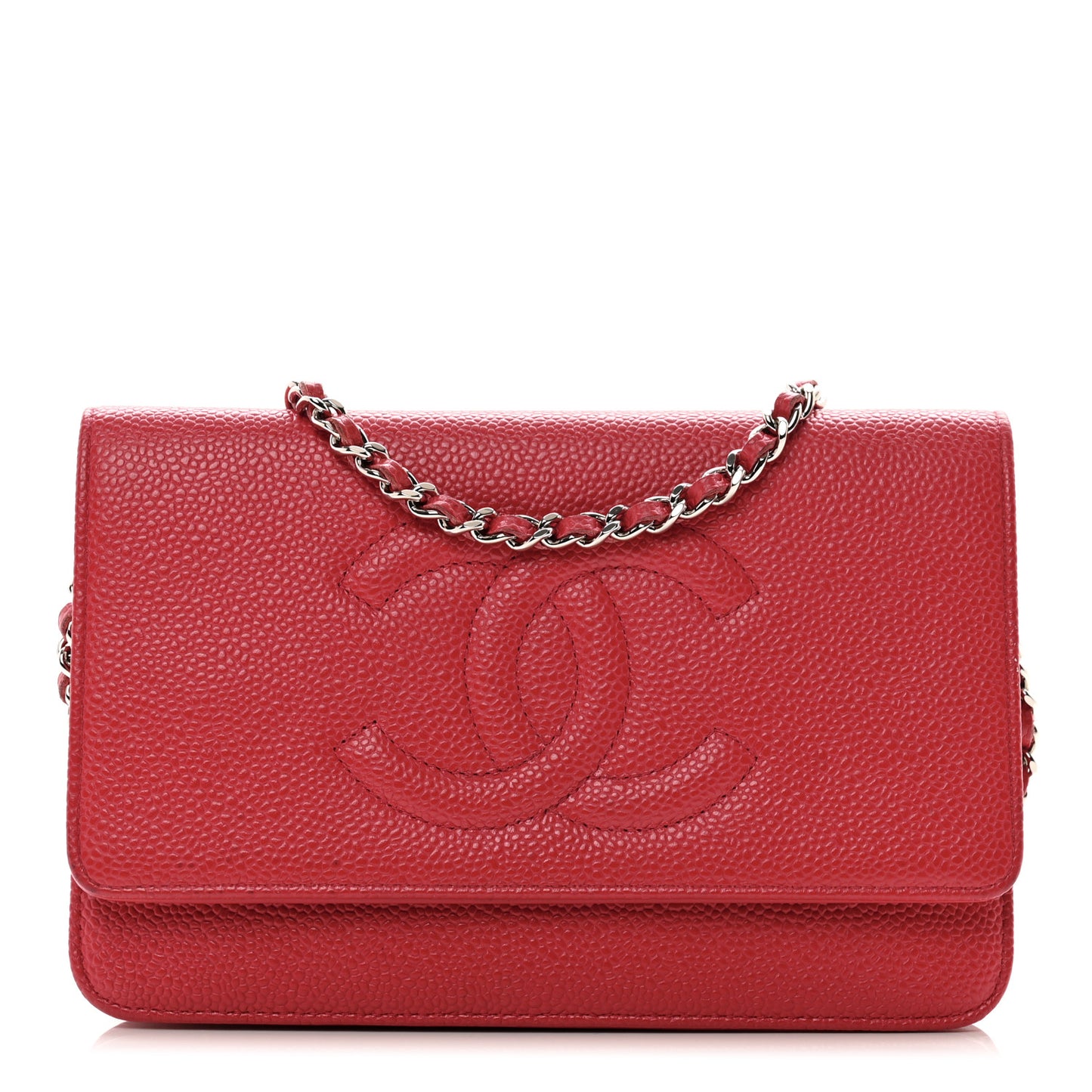 Caviar Timeless CC Wallet on Chain WOC Dark Pink