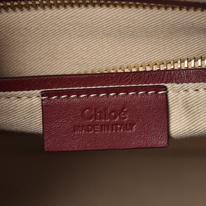 Chloe Calfskin Suede Medium Roy Bag Plum Purple 7 of 9
