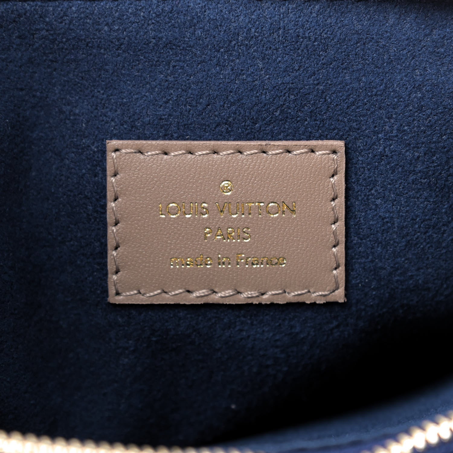 Louis Vuitton Lambskin Embossed Monogram Coussin PM Taupe 8 of 8
