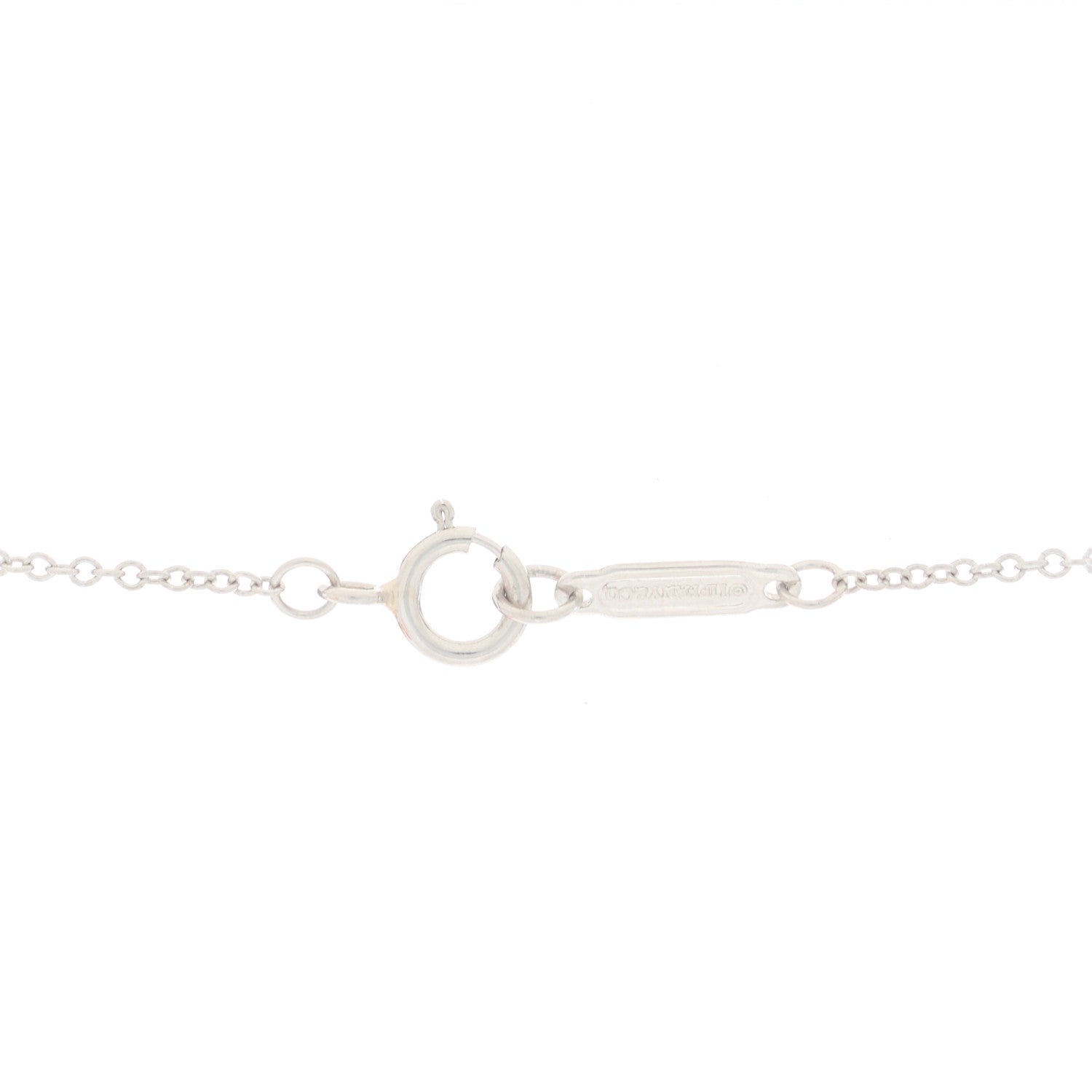 Tiffany Platinum Diamond Pink Tourmaline Paper Flowers Firefly Pendant Necklace 3 of 4