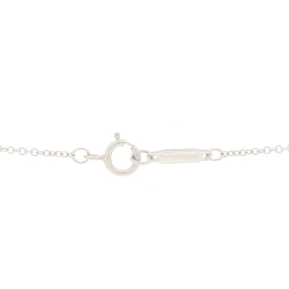 Tiffany Platinum Diamond Pink Tourmaline Paper Flowers Firefly Pendant Necklace 3 of 4
