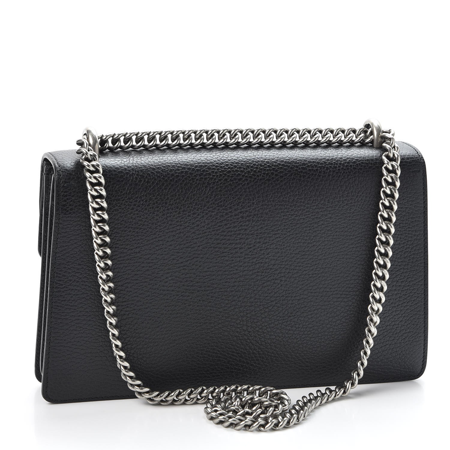 Gucci Pebbled Calfskin Small Dionysus Shoulder Bag Black 2 of 9