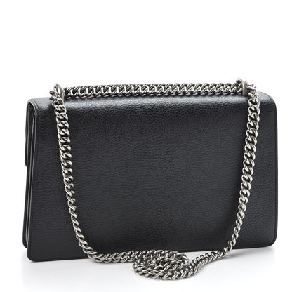 Gucci Pebbled Calfskin Small Dionysus Shoulder Bag Black 2 of 9