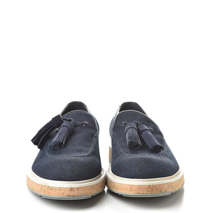 Louis Vuitton Denim Moccasin Bay Harbor 10 Navy 2 of 9
