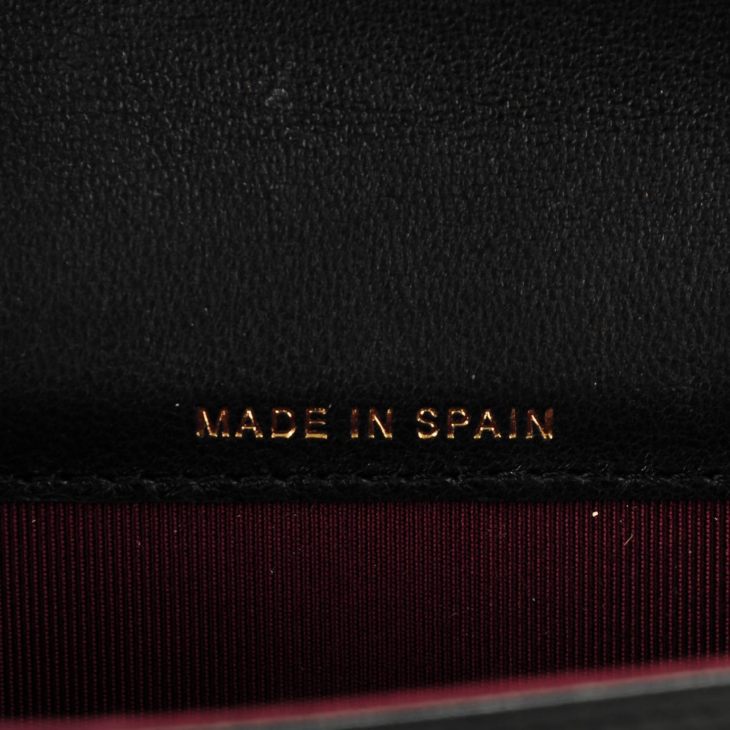 Aged Calfskin Quilted Reissue Flap Card Holder Black