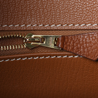 Hermes Natural Barenia Faubourg Birkin 35 Fauve 12 of 32