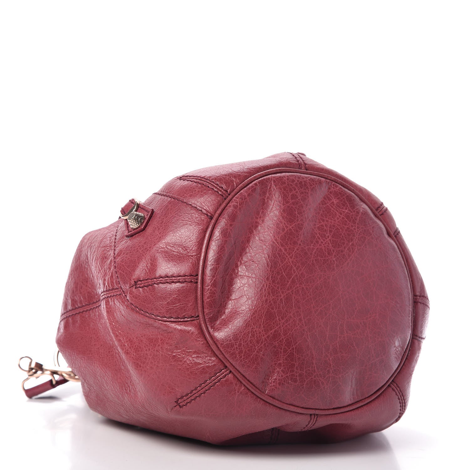 Balenciaga Agneau Giant 12 Rose Gold Hardware Mini Pompon Cassis 4 of 9