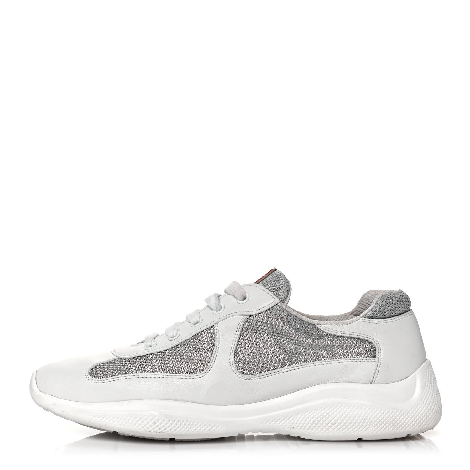 Prada Mesh Neoprene America’s Cup Sneakers 40 White 1 of 7