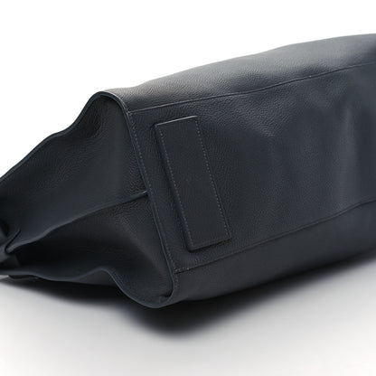 Saint Laurent Grained Calfskin 48H Sac De Jour Duffle Storm 9 of 11