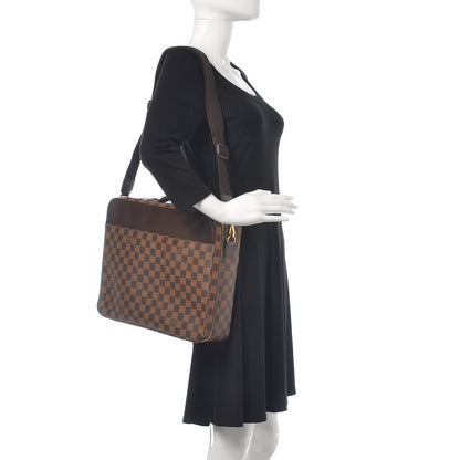 Louis Vuitton Damier Ebene Porte Ordinateur Sabana Computer Case 2 of 7