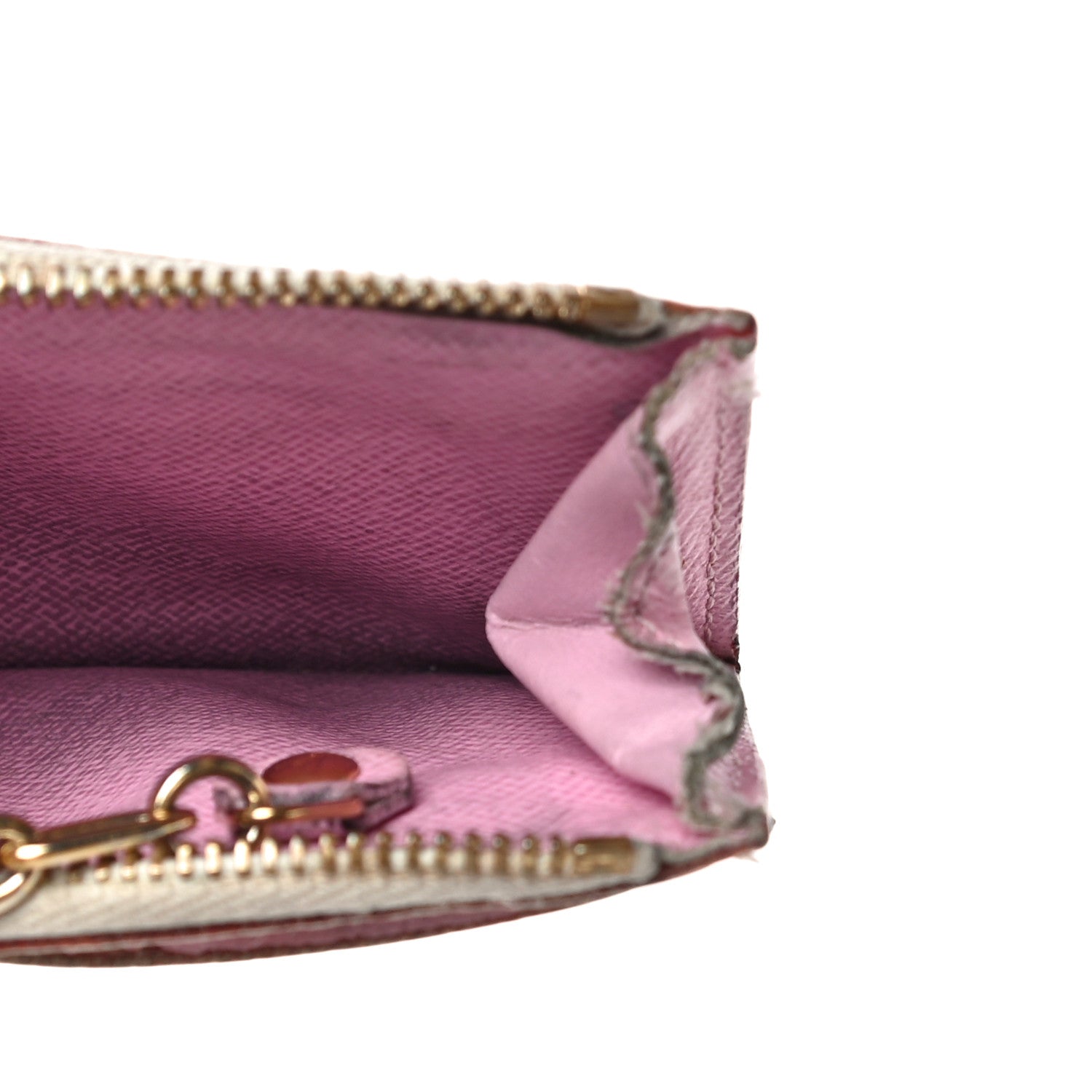 Louis Vuitton Monogram Multicolor Key Pouch White Litchi 11 of 14