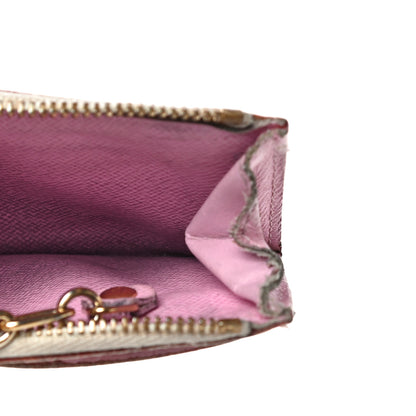 Louis Vuitton Monogram Multicolor Key Pouch White Litchi 11 of 14