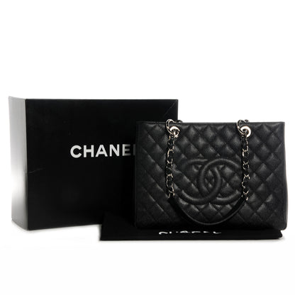 Chanel Caviar Grand Shopping Tote GST Black 5 of 7