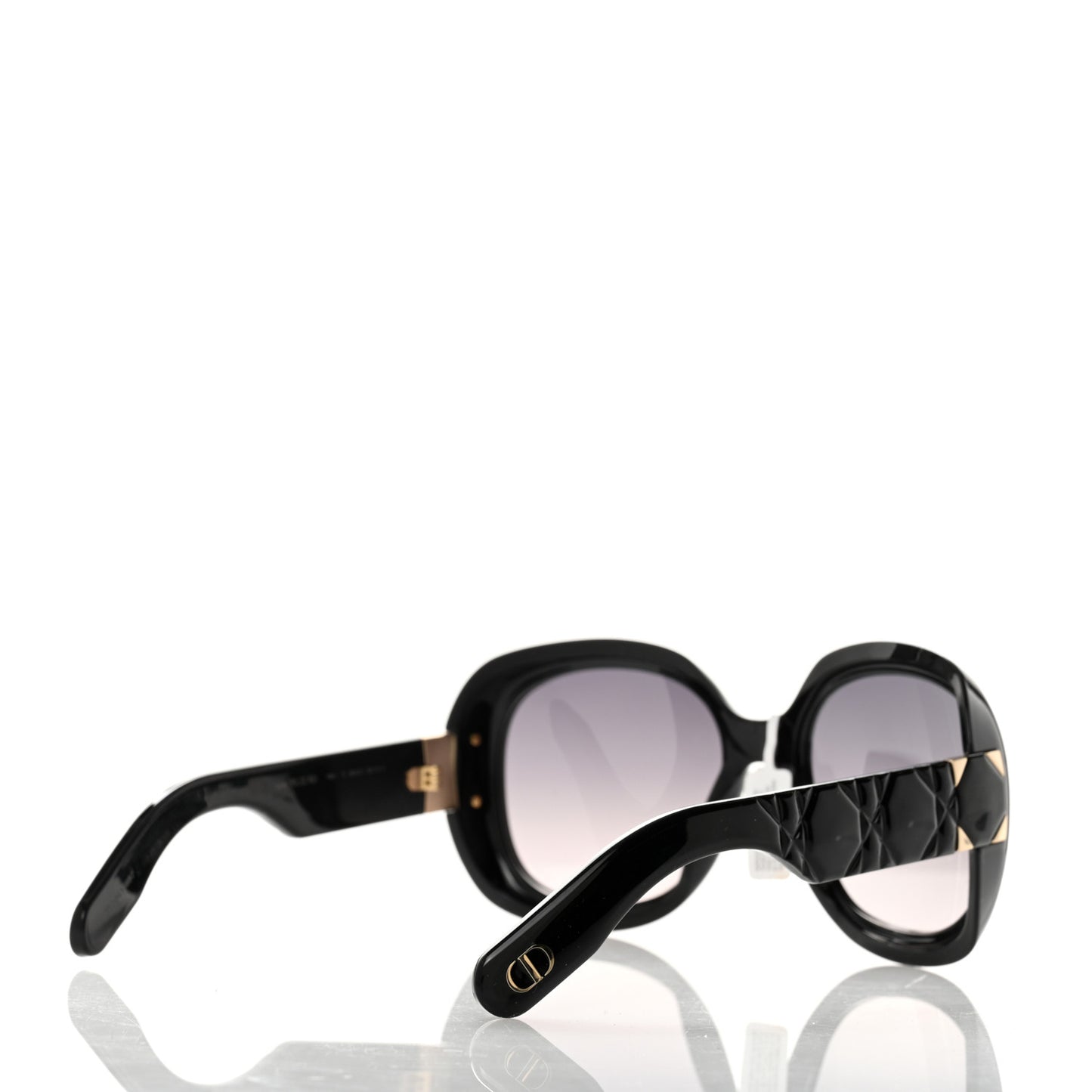Acetate Cannage Lady 95.22 Sunglasses Black