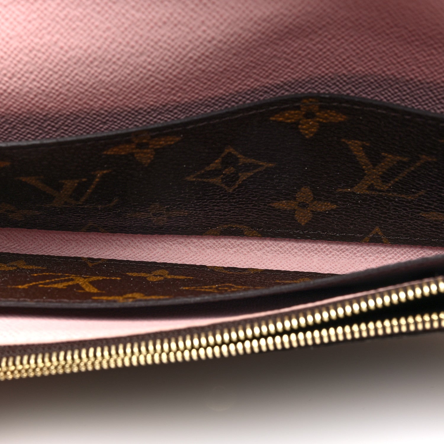 Louis Vuitton Monogram Emilie Wallet Rose Ballerine 5 of 6