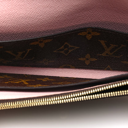 Louis Vuitton Monogram Emilie Wallet Rose Ballerine 5 of 6
