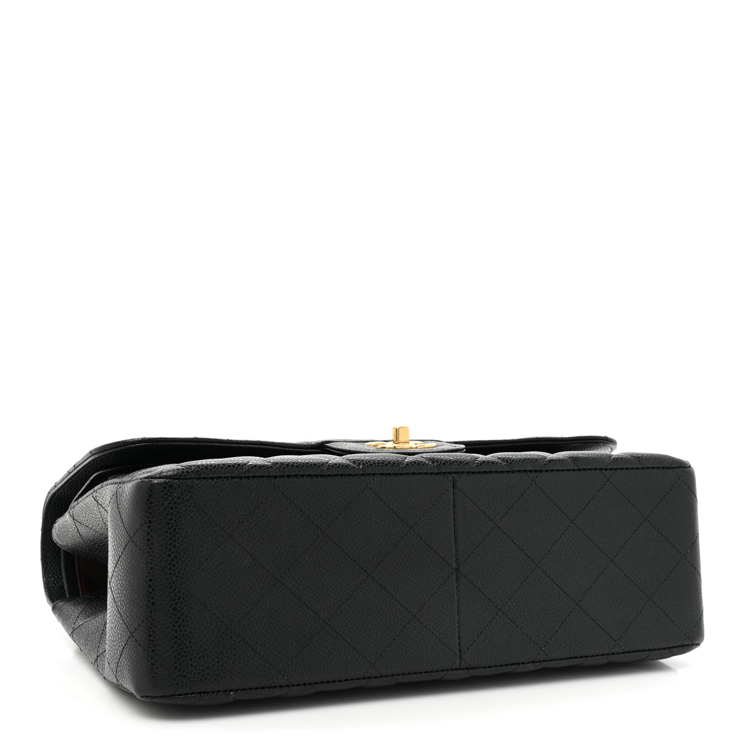 Chanel Caviar Quilted Jumbo Double Flap Black 4 of 10