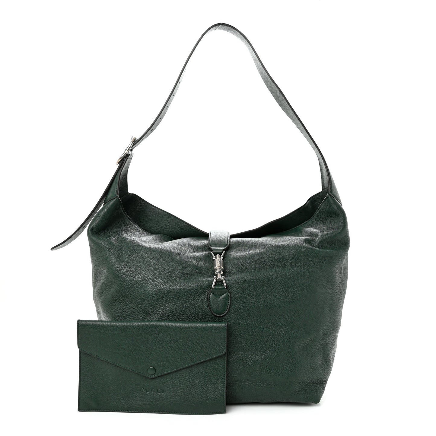 Amour Grane Calfskin Medium Jackie 1961 Crossbody Bag Green