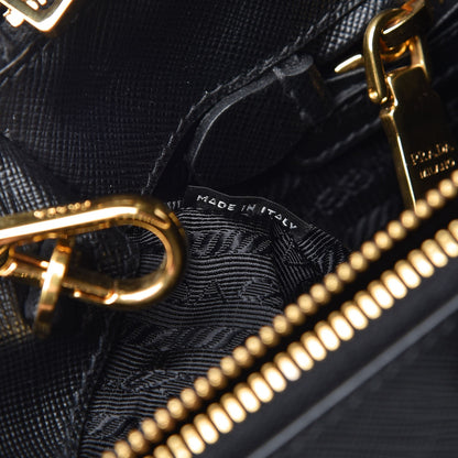 Prada Saffiano Medium Galleria Double Zip Tote Black 7 of 10