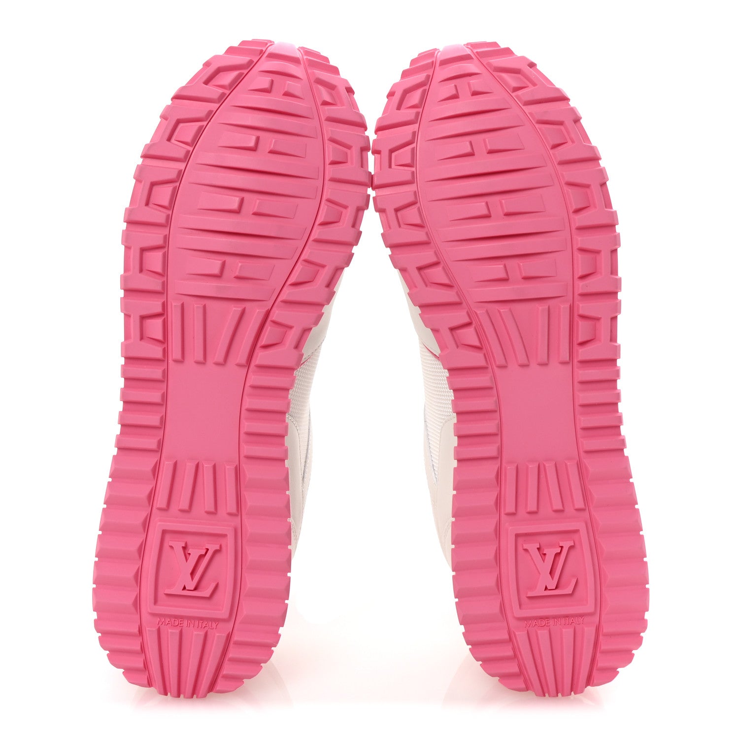 Louis Vuitton Calfskin Monogram Run Away Sneakers 39 White Pink 6 of 9