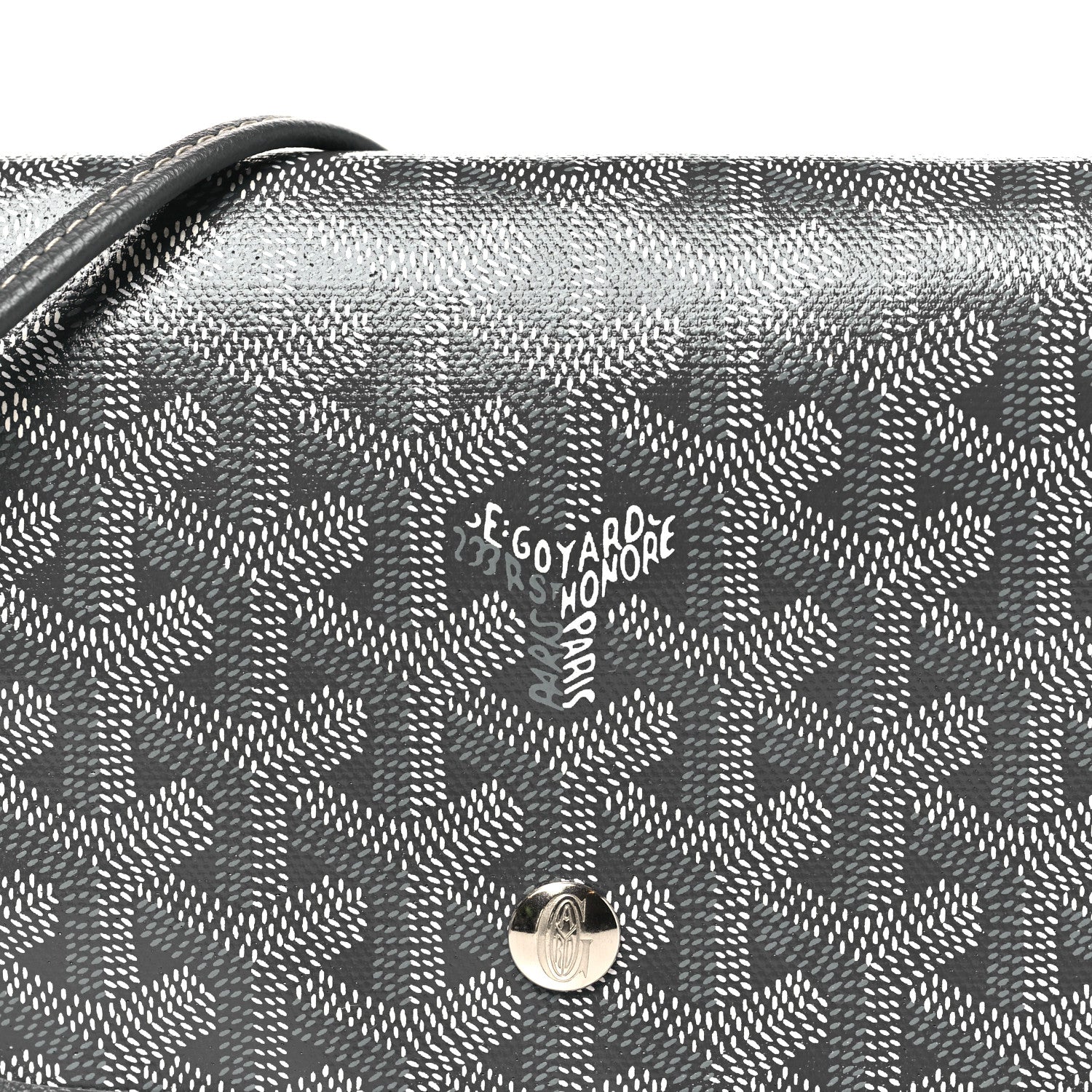 Goyard Goyardine Plumet Wallet Clutch Grey 7 of 9