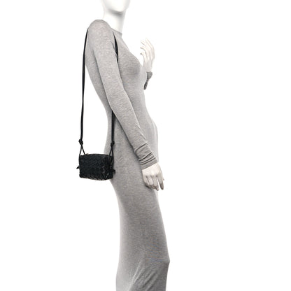 Bottega Veneta Nappa Intrecciato Candy Loop Camera Bag Black 2 of 9