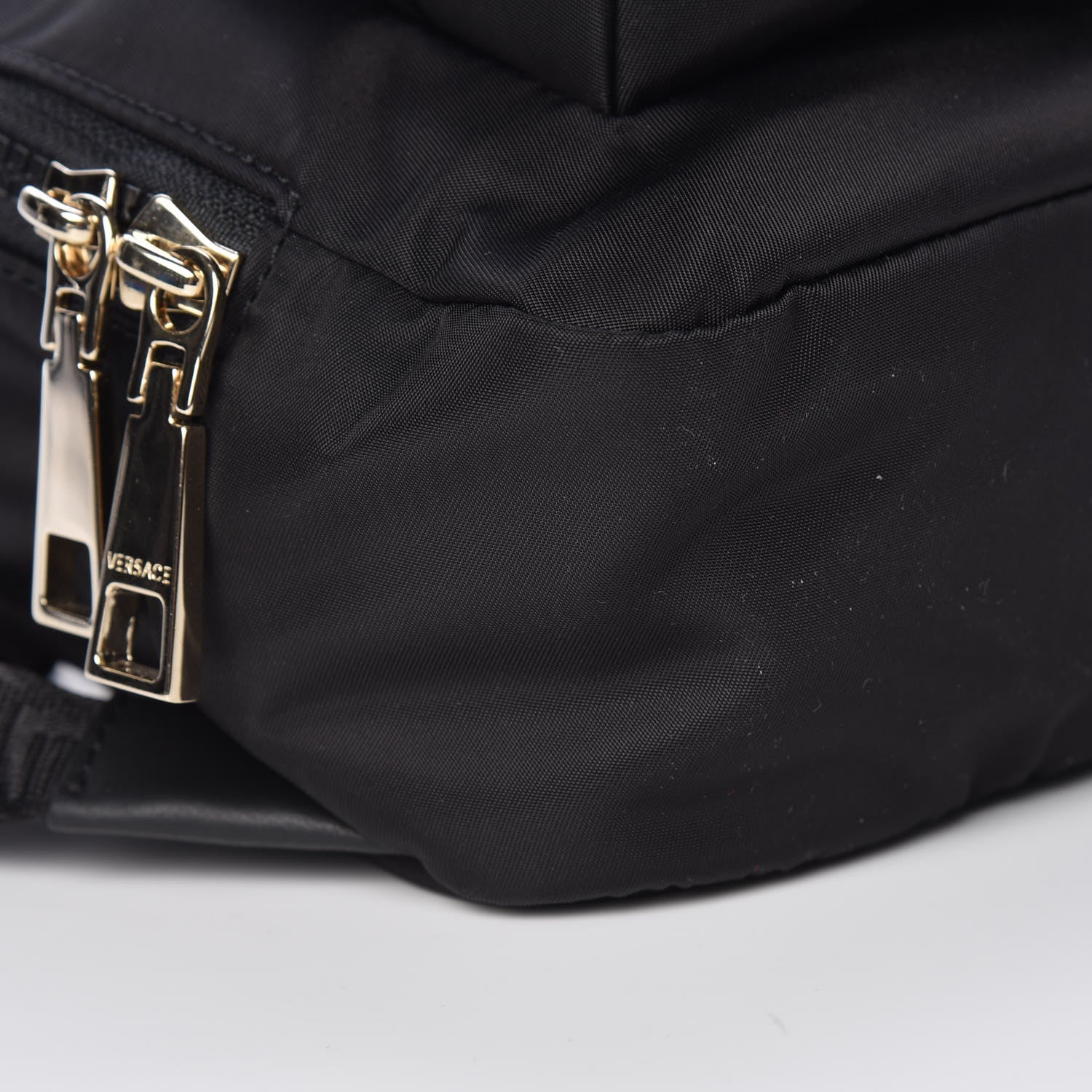 Versace Nylon Mini Palazzo Backpack Black 7 of 8