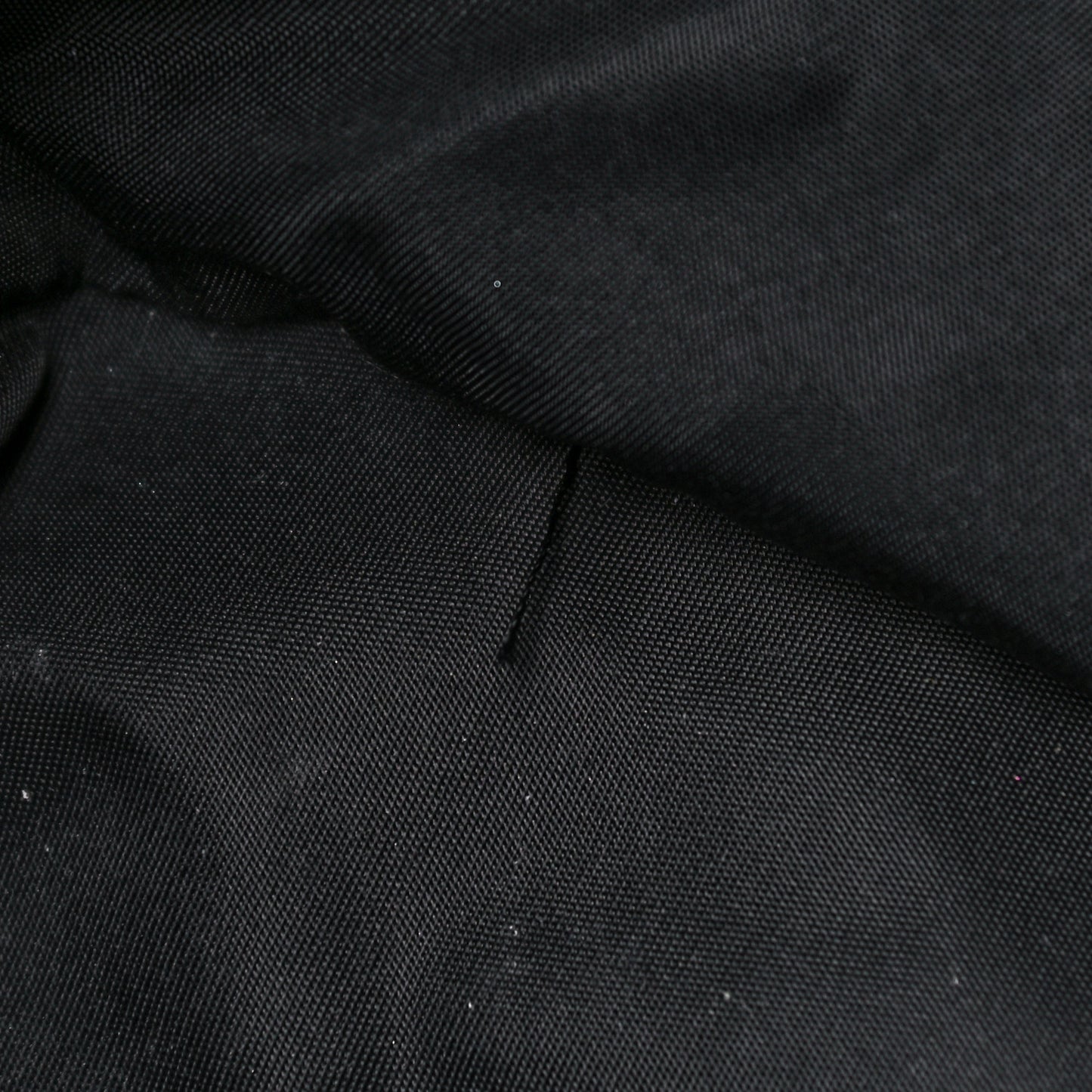 Nylon Tonal Check Drawstring Tote Black