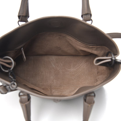 Bottega Veneta Cervo Deerskin Braided Tote Brown 4 of 8