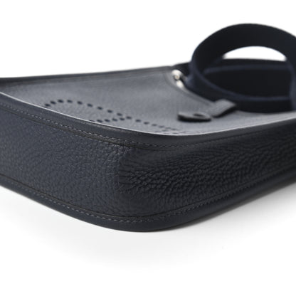 Hermes Taurillon Clemence Evelyne TPM Bleu Indigo 7 of 10