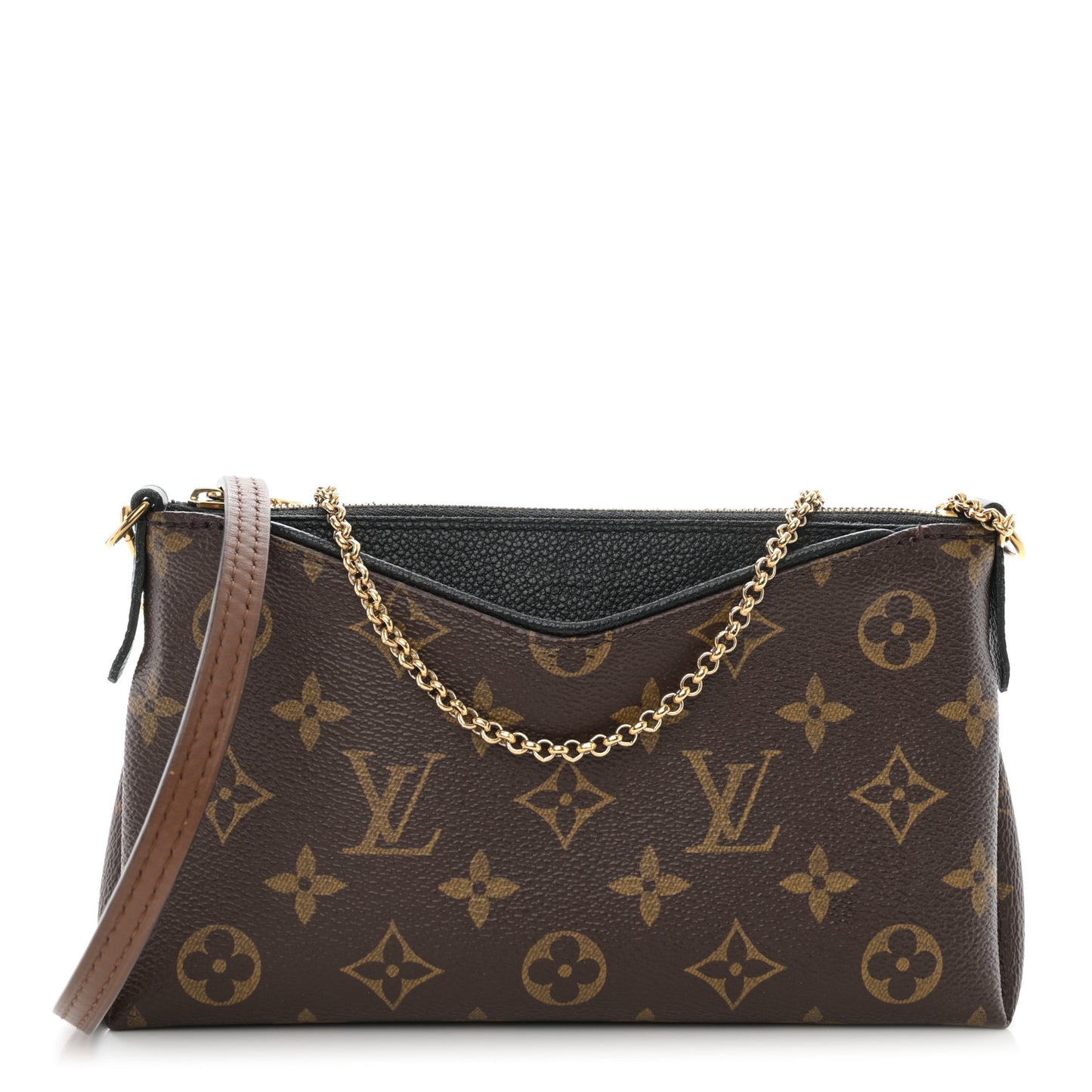 Monogram Pallas Clutch Black