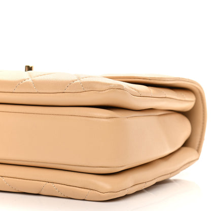 Chanel Lambskin Quilted Medium Trendy CC Flap Dual Handle Bag Beige 10 of 12